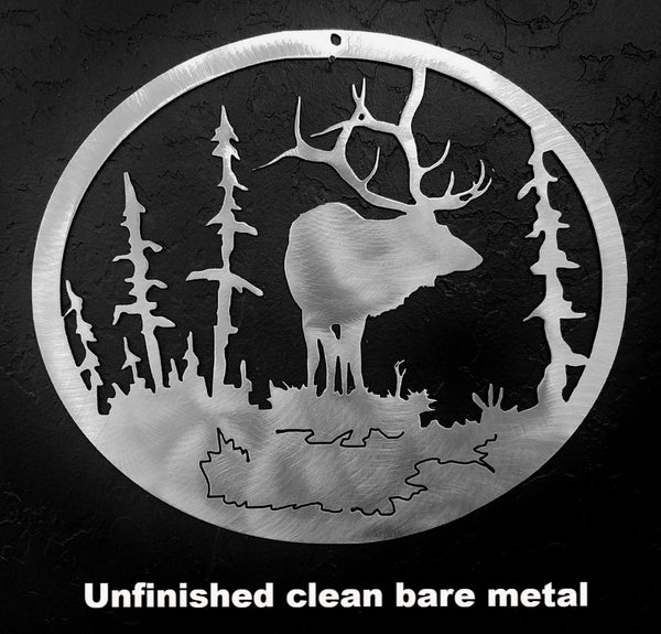 Elk Wildlife Metal Saw Blade Wall art Silhouette Animal Saw Blade Design –  HORSEFLY METAL WORKS LLC