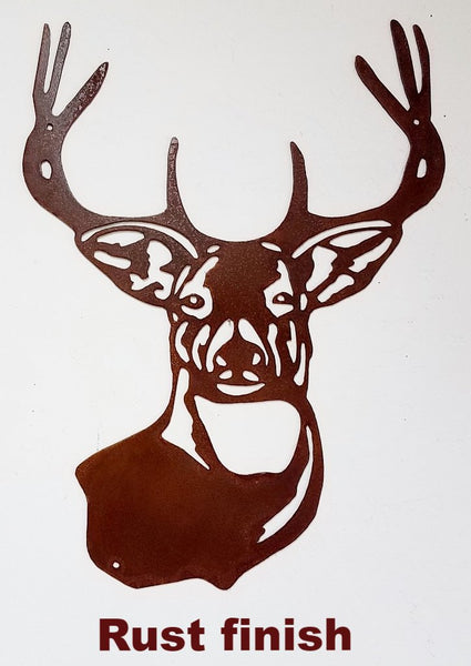 Deer Wildlife metal wall hanging. Buck or Deer Metal Wall Art Silhouette