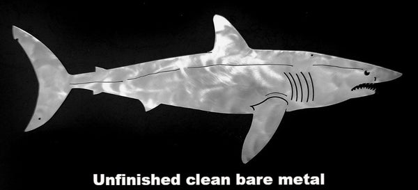 Metal Shark wall art Shark metal wall hanging Mako Shark