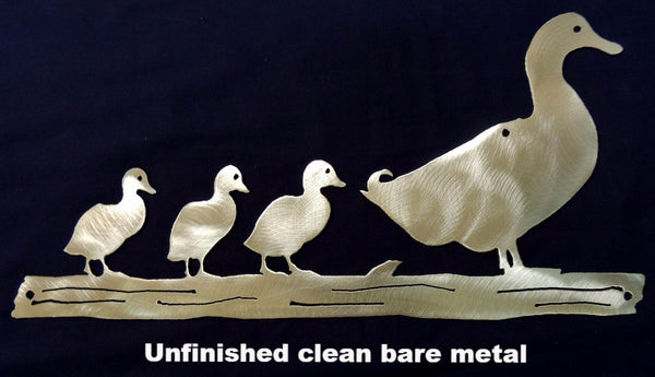 metal Ducks wall hanging Ducks in a row wall art