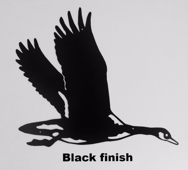 Metal art Goose wall hanging Wildlife Goose wall art horseflymetalart.com