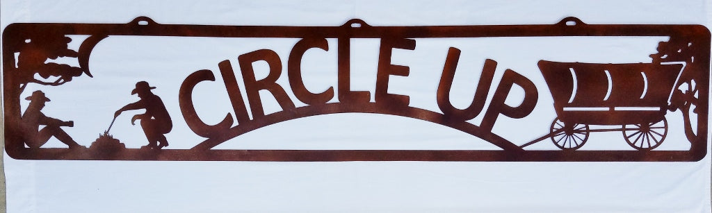 Farm or Ranch Western metal entrance sign horseflymetalart.com