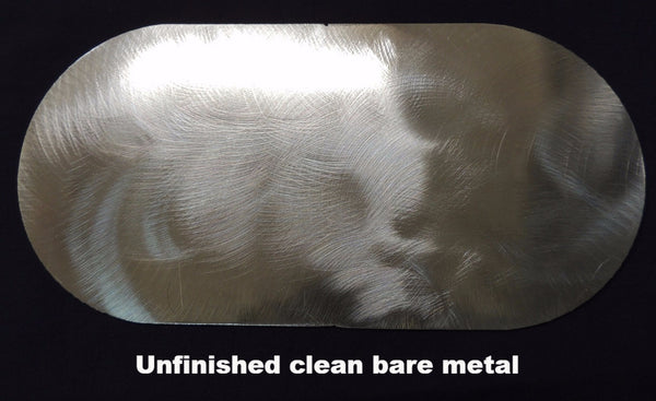 Unfinished clean bare metal horseflymetalart.com