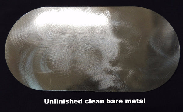 Unfinished clean bare metal horseflymetalart.com