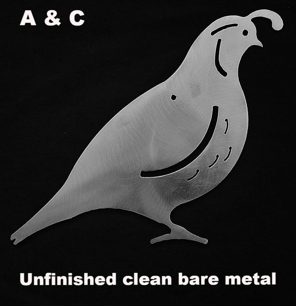 Metal Quail wall art