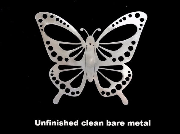 Butterfly metal wall or garden art. Butterfly wall hanging.  horseflymetalart.com
