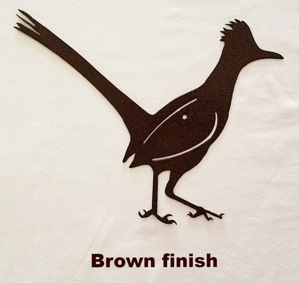 Metal Road Runner Wildlife Wall Hanging Silhouette. Metal Roadrunner Wall Art.