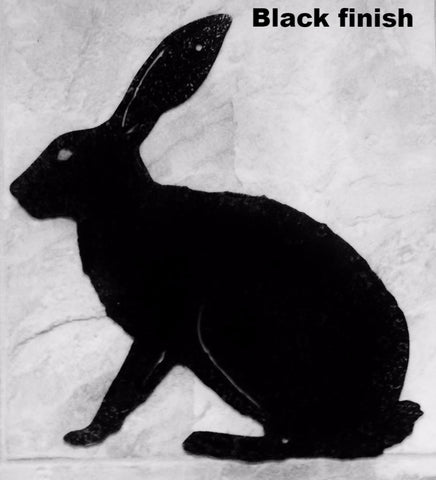 Jackrabbit metal wall art silhouette. Rabbit metal wall art horseflymetalart.com