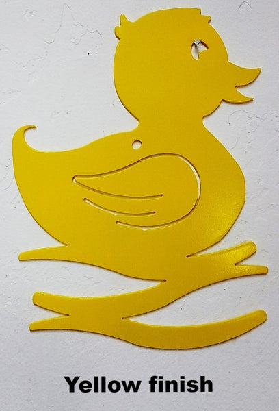 Rubber Duck Wall Art Silhouette. Rubber Ducky metal wall hanging