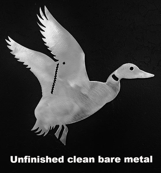 Duck Metal Wall Art Silhouette. Wildlife Mallard Duck metal Wall Art