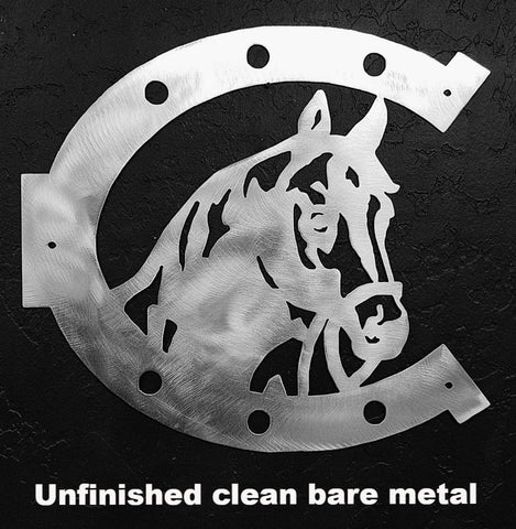 Horseshoe metal Wall Art. Horseshoe Wall Hanging
