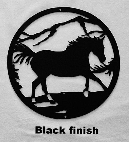 Horse Metal Wall Hanging. Cool Horse Metal Wall Art Silhouette