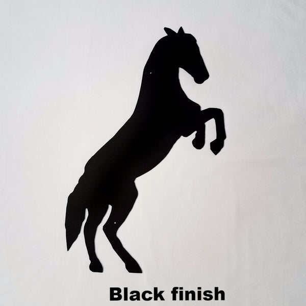 Horse metal wall art silhouette. Metal Horse wall hanging. 