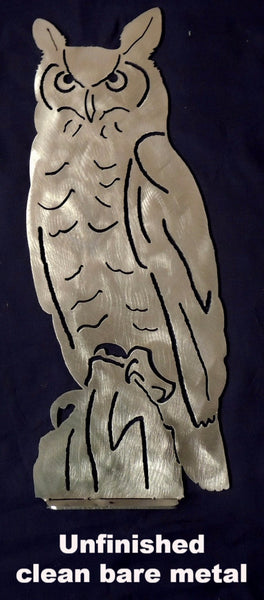 Owl metal yard art horseflymetalart.com