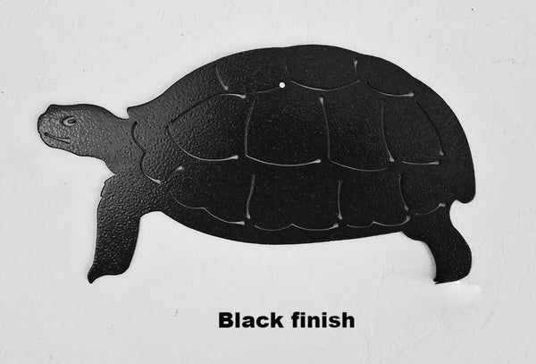 Metal Tortoise or Turtle wall art Wildlife metal wall hanging horseflymetalart.com