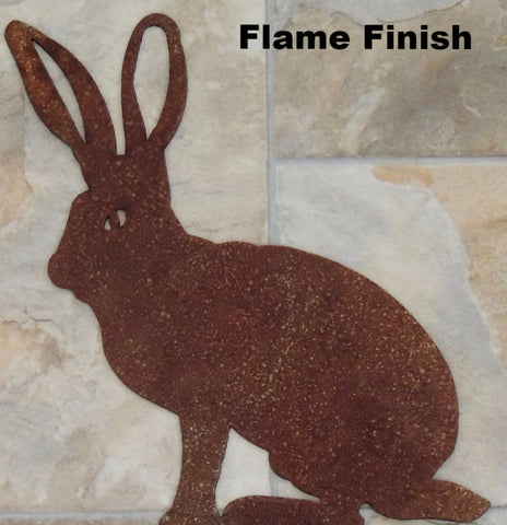Jackrabbit metal wall art. Rabbit Wildlife wall hanging horseflymetalart.com