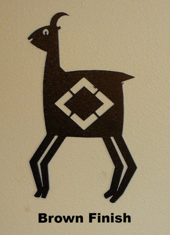 Mimbres Pronghorn Metal Art | Pronghorn or Antelope Metal Wall Art