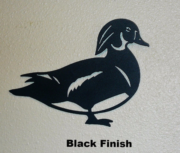Duck metal wall art silhouette Wildlife Duck wall art  horseflymetalart.com