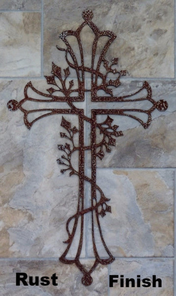Metal Cross wall art silhouette horseflymetal.com
