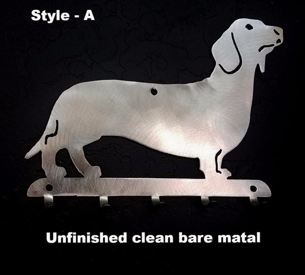 Dachshund metal Key Rack. Wiener Dog Key Holder horseflymetalart.com