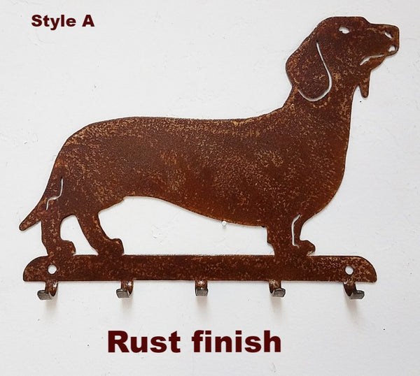 Dachshund Metal Key Rack or Key Holder. Dachshund Key or Leash Holder