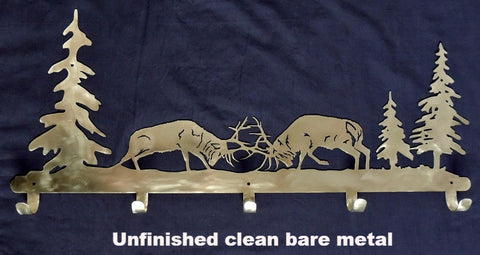 Elk metal Coat or Hat Rack. Elk Coat Hook horseflymetalart.com