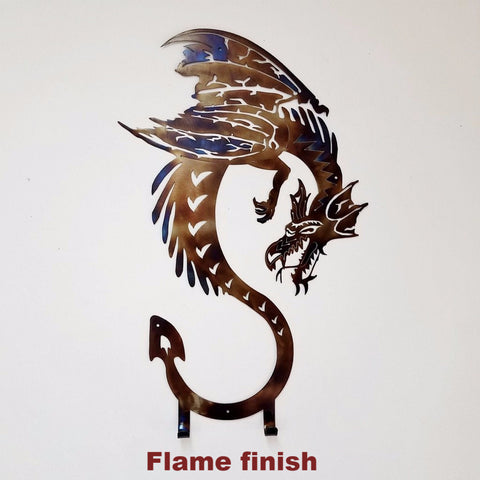 Dragon Coat Rack Metal Wall Art horseflymetalart.com