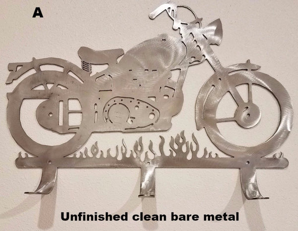 Custom Motorcycle Helmet Rack horseflymetal.com
