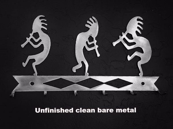 Southwest Kokopelli metal key rack or holder horseflymetalart.com