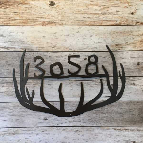 HN17A Antler Address Sign