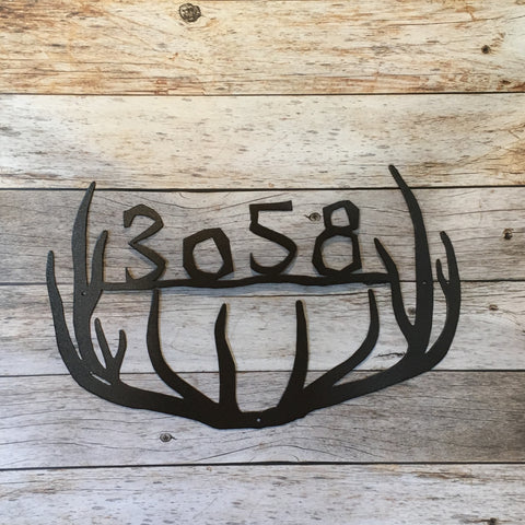 HN17A Antler Address Sign