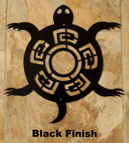 Mimbres Turtle metal wall hanging horseflymetalworks.con