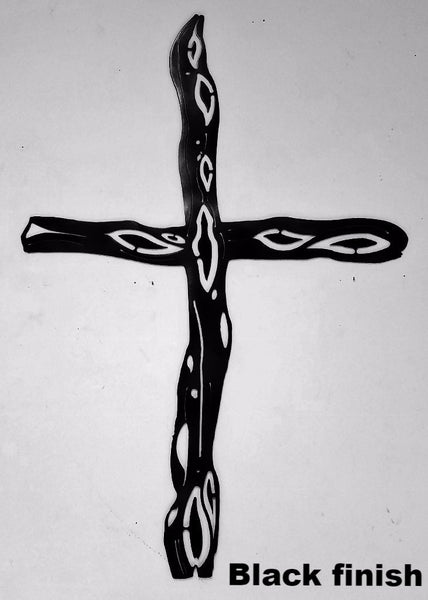 Metal Cross wall hanging silhouette horseflymetalart.com