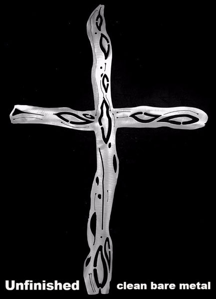 Metal Cross wall hanging horseflymetalart.com