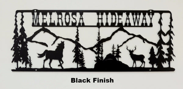 Ranch Entrance Sign horseflymetalart.com
