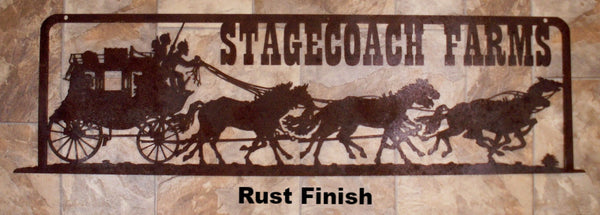 Metal Farm or Ranch Entry sign horseflymetal.com