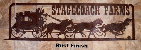 Metal Farm or Ranch Entry sign horseflymetal.com