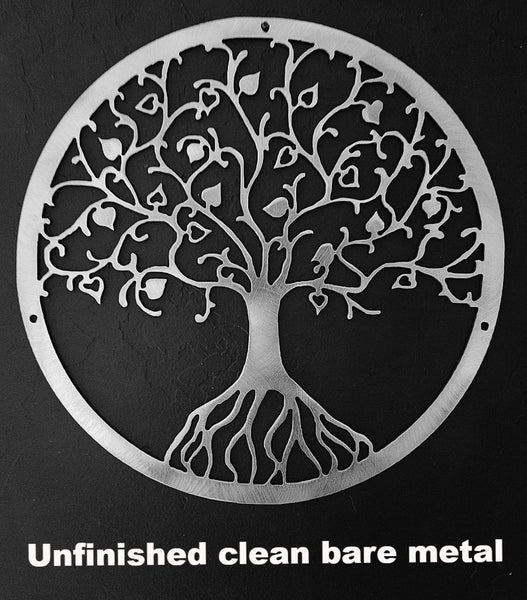 metal Tree of Life wall art. Tree of Life metal wall art hanging silhouette. Tree metal wall art