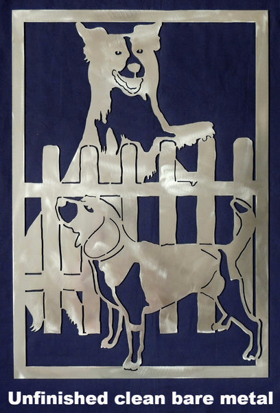 Dog and Hound metal wall art. Dog Metal Wall Art or Gate Insert Silhouette. Dog Gate Insert 