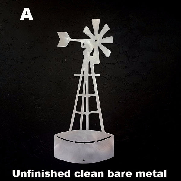 Metal Windmill wall hanging silhouette. Windmill wall art. horseflymetalworks.com