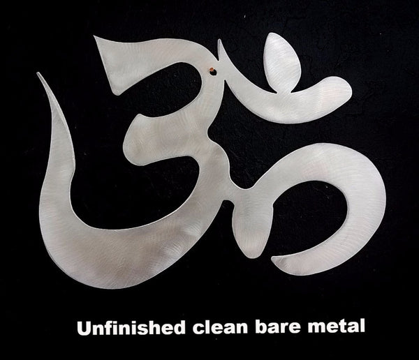 Om or Ohm metal wall art. Om silhouette horseflymetalart.com