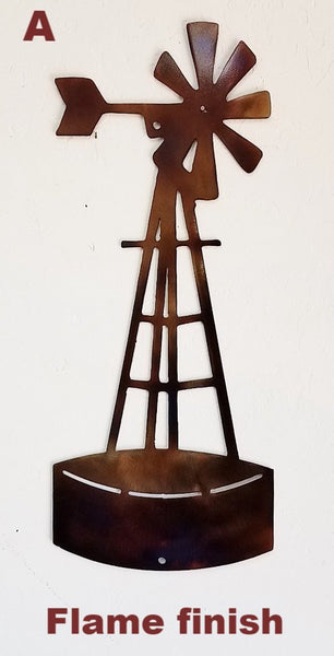  Metal Windmill Wall art Hanging Metal art Windmill wall silhouette