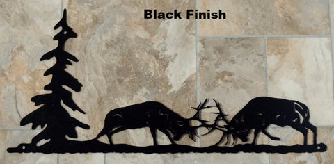 metal Elk Wall Art. Dueling Elk Wall Art Silhouette