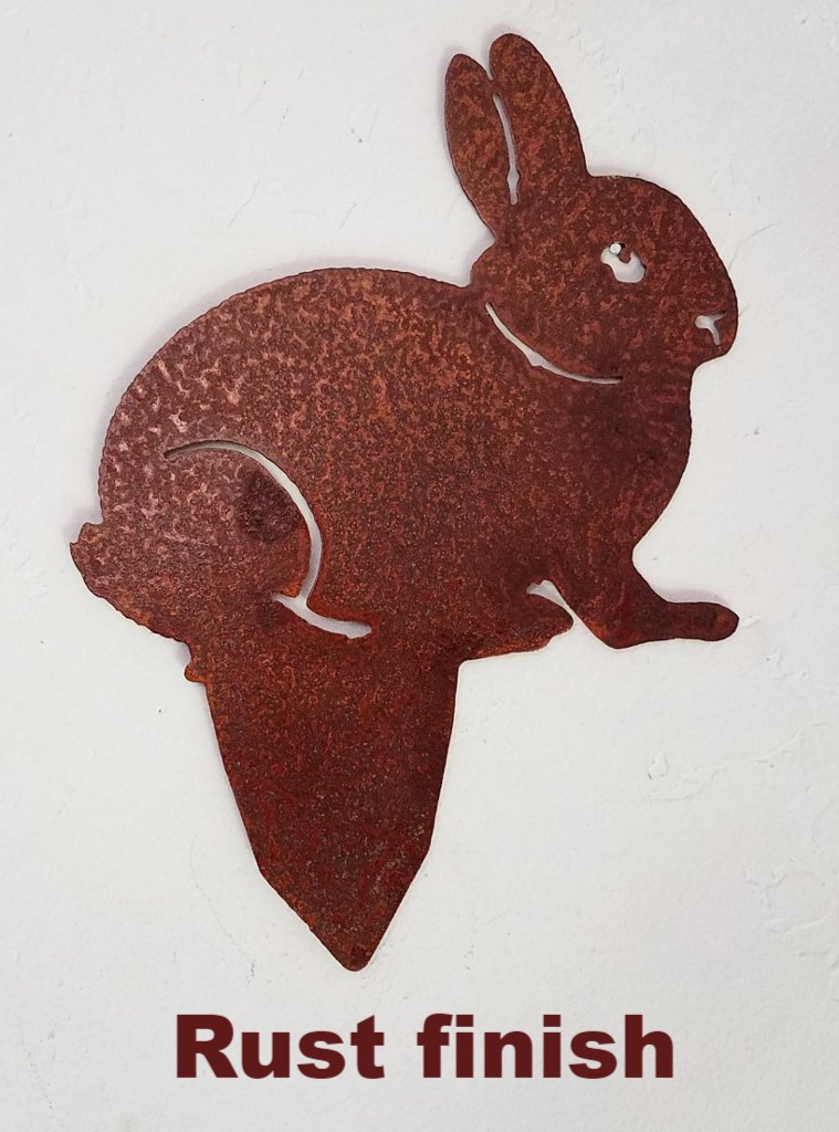 Bunny Rabbit Metal Yard Art. Bunny Garden Art. Bunny Rabbit metal Yard Art Silhouette