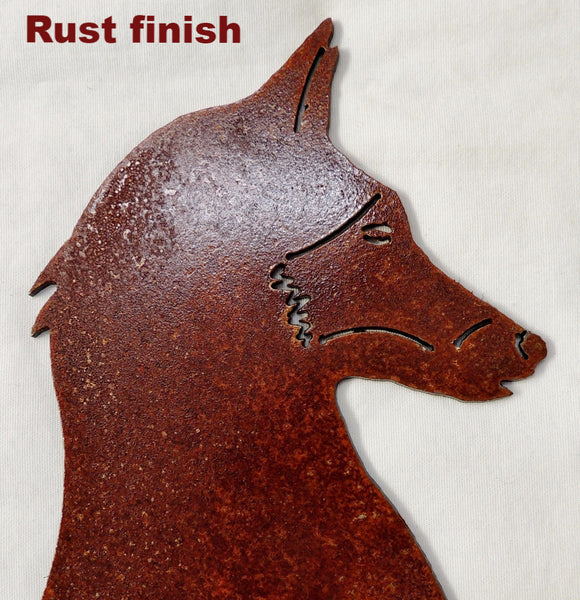 Fox Garden Art Silhouette. Fox Metal lawn Art Silhouette
