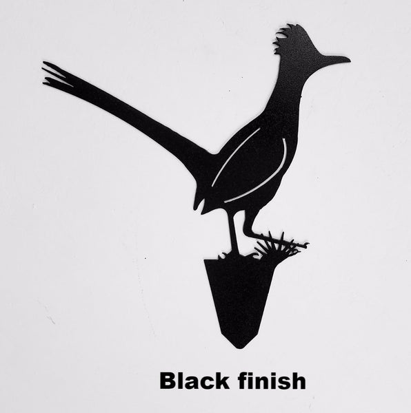 Metal Roadrunner Yard Art silhouette. Roadrunner Yard Art. Bird Garden silhouette