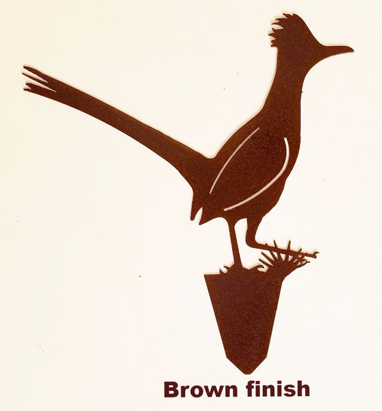 Bird Garden silhouette. Metal Roadrunner Lawn Art silhouette. Roadrunner metal Garden Art