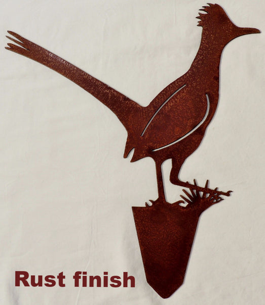 Roadrunner metal garden art. Bird Garden silhouette 